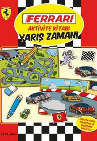 Ferrari Aktivite Kitabı - Yarış Zamanı Ferrari Aktivite Kitabı - Yarış Zamanı