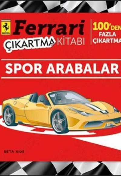 Ferrari Çıkartma Kitabı - Spor Arabalar Ferrari Çıkartma Kitabı - Spor Arabalar