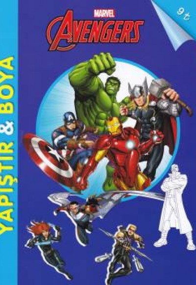 Marvel Avengers Yapıştır Boya Marvel Avengers Yapıştır Boya