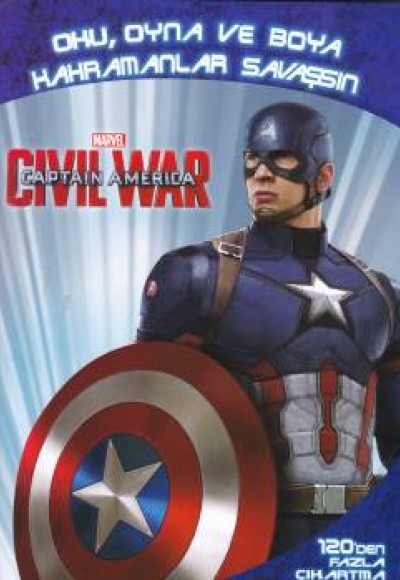 Marvel Captain America Civil War Oku Oyna ve Boya Kahramanlar Savaşsın Marvel Captain America Civil War Oku Oyna ve Boya Kahramanlar Savaşsın
