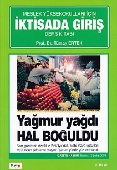 İktisada Giriş / Meslek Yüksekokulları İçin Ders Kitabı İktisada Giriş / Meslek Yüksekokulları İçin Ders Kitabı