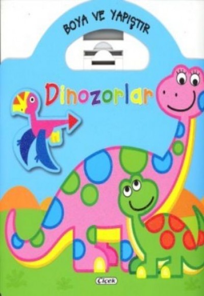 Boya ve Yapıştır - Dinozorlar (Mavi) Boya ve Yapıştır - Dinozorlar (Mavi)