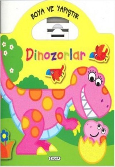 Boya ve Yapıştır - Dinozorlar (Sarı) Boya ve Yapıştır - Dinozorlar (Sarı)
