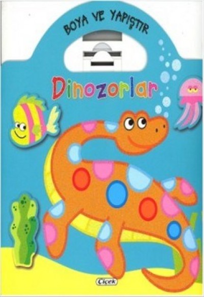 Boya ve Yapıştır - Dinozorlar (Yeşil) Boya ve Yapıştır - Dinozorlar (Yeşil)