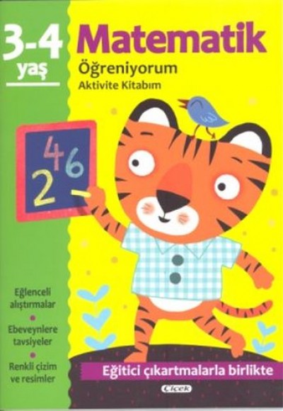 Aktivite Kitabım - Matematik Öğreniyorum (3-4 Yaş) Aktivite Kitabım - Matematik Öğreniyorum (3-4 Yaş)