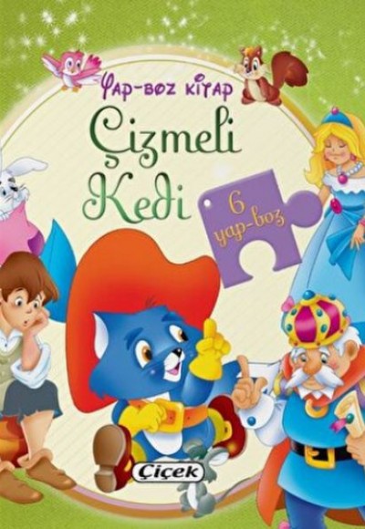 Yap-Boz Kitap - Çizmeli Kedi Yap-Boz Kitap - Çizmeli Kedi