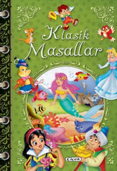 Klasik Masallar Ciltli Yeşil Klasik Masallar Ciltli Yeşil