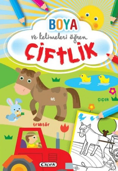 Boya ve Kelimeleri Öğren - Çiftlik Boya ve Kelimeleri Öğren - Çiftlik