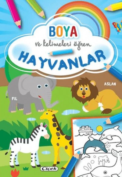 Boya ve Kelimeleri Öğren - Hayvanlar Boya ve Kelimeleri Öğren - Hayvanlar