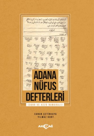 Adana Nüfus Defterleri Adana Nüfus Defterleri
