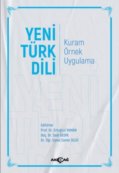 Yeni Türk Dili Yeni Türk Dili