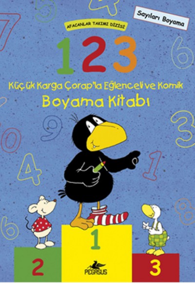 Afacanlar Takımı Dizisi: 1-2-3 Küçük Karga Çorap’la Eğlenceli ve Komik Boyama Kitabı Afacanlar Takımı Dizisi: 1-2-3 Küçük Karga Çorap’la Eğlenceli ve Komik Boyama Kitabı