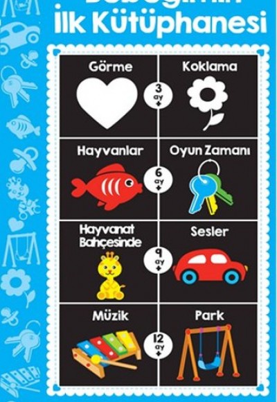 Bebeğimin İlk Kütüphanesi Mavi (8 Kitap) Bebeğimin İlk Kütüphanesi Mavi (8 Kitap)