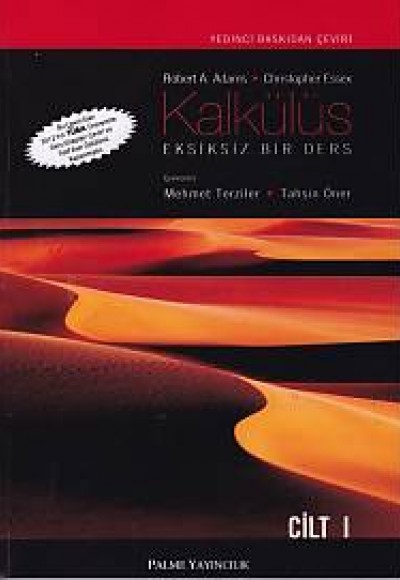Palme Kalkülüs Eksiksiz Bir Ders Cilt 1 Palme Kalkülüs Eksiksiz Bir Ders Cilt 1
