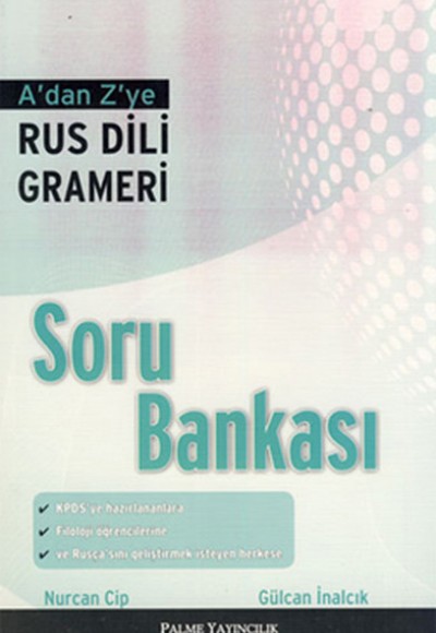A'dan Z'ye Rus Dili Grameri - Soru Bankası A'dan Z'ye Rus Dili Grameri - Soru Bankası