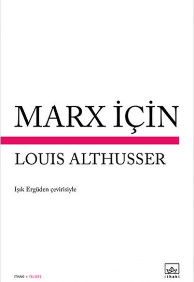 Marx İçin Marx İçin