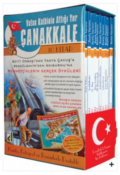 Vatan Kalbinin Attığı Yer Çanakkale (10 Kitap Takım Vatan Kalbinin Attığı Yer Çanakkale (10 Kitap Takım