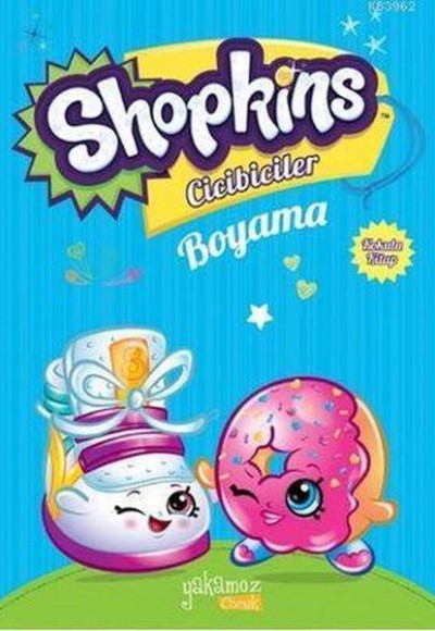 Shopkins Cicibiciler Boyama Kitabı-Mavi Shopkins Cicibiciler Boyama Kitabı-Mavi