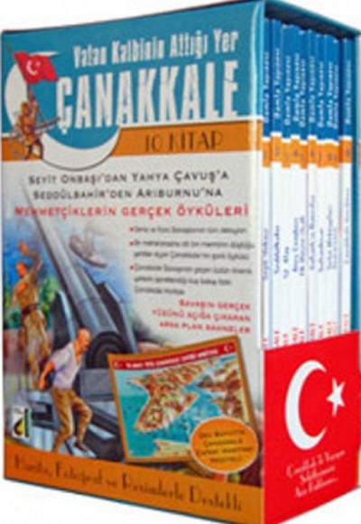 Vatan Kalbinin Attığı Yer Çanakkale (10 Kitap Takım) Vatan Kalbinin Attığı Yer Çanakkale (10 Kitap Takım)