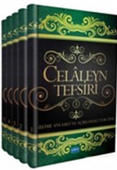 Kelime Anlamlı ve Açıklamalı Tercüme Celaleyn Tefsiri (5 Cilt Takım) Kelime Anlamlı ve Açıklamalı Tercüme Celaleyn Tefsiri (5 Cilt Takım)