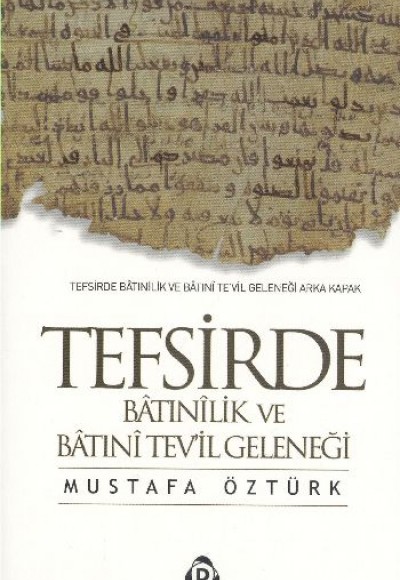 Tefsirde Batınilik ve Batıni Te'vil Geleneği