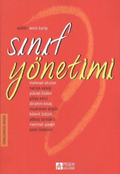 Sınıf Yönetimi / Editör:Emin Karip Sınıf Yönetimi / Editör:Emin Karip