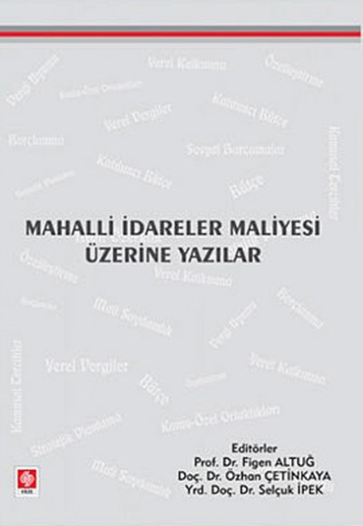 Mahalli İdareler Maliyesi Üzerine Yazılar Mahalli İdareler Maliyesi Üzerine Yazılar
