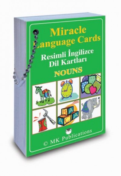 Miracle Language Cards - Nouns / Resimli İngilizce Dil Kartları Miracle Language Cards - Nouns / Resimli İngilizce Dil Kartları