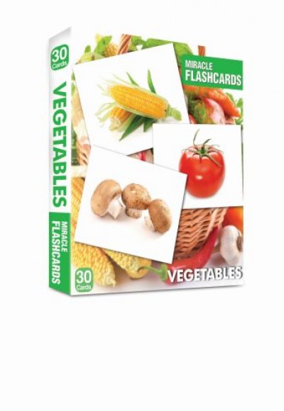 Vegetables Miracle Flashcards (30 Cards) Vegetables Miracle Flashcards (30 Cards)