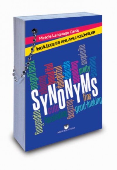 Miracle Language Cards İngilizce Eş Anlamlı Kelimeler - Synonyms Miracle Language Cards İngilizce Eş Anlamlı Kelimeler - Synonyms