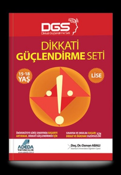 Dikkati Güçlendirme Seti Lise 15-18 Yaş Dikkati Güçlendirme Seti Lise 15-18 Yaş