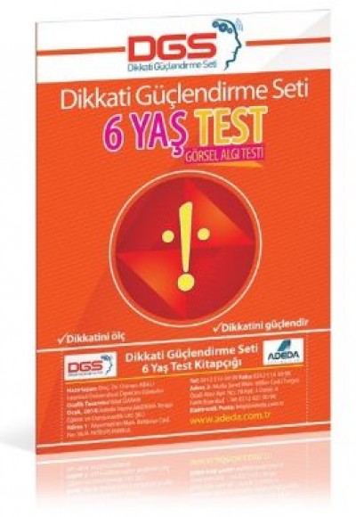 Dikkati Güçlendirme Seti 6 Yaş Test Dikkati Güçlendirme Seti 6 Yaş Test