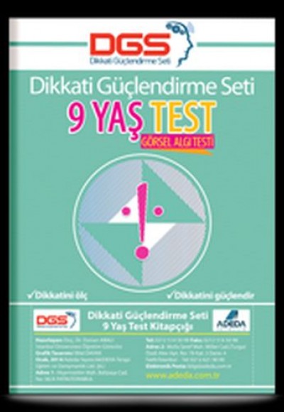 Dikkati Güçlendirme Seti 9 Yaş Test Dikkati Güçlendirme Seti 9 Yaş Test