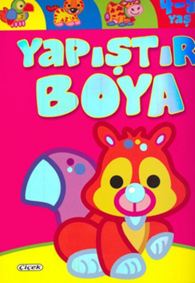 Yapıştır Boya - Sincap (4-5 Yaş) Yapıştır Boya - Sincap (4-5 Yaş)