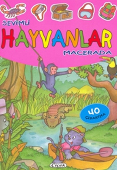 Sevimli Hayvanlar Macerada - 40 Çıkartma Sevimli Hayvanlar Macerada - 40 Çıkartma