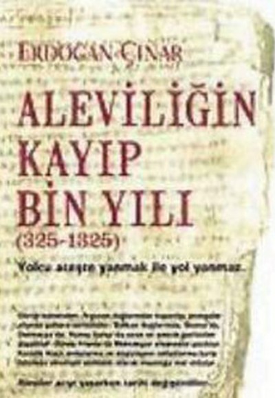 Aleviliğin Kayıp Bin Yılı Aleviliğin Kayıp Bin Yılı