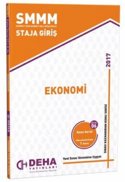 SMMM Staja Giriş Ekonomi Konu Serisi STJ-K 06 SMMM Staja Giriş Ekonomi Konu Serisi STJ-K 06