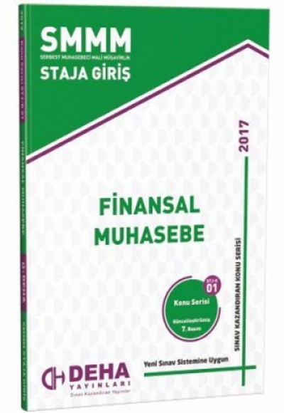SMMM Staja Giriş Finansal Muhasebe Konu Serisi STJ-K 01 SMMM Staja Giriş Finansal Muhasebe Konu Serisi STJ-K 01