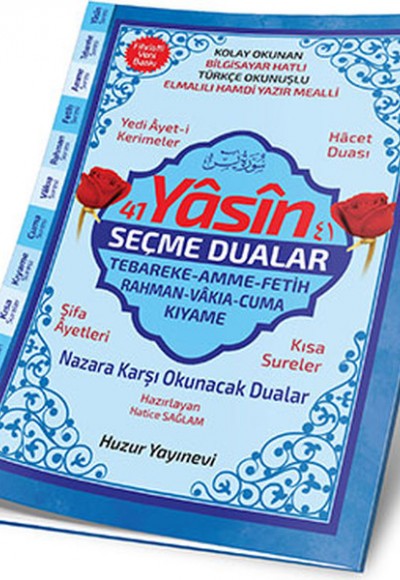41 Yasin ve Seçme Dualar Hafız Boy Fihristli Yasin-i Şerif - Kod: 071 41 Yasin ve Seçme Dualar Hafız Boy Fihristli Yasin-i Şerif - Kod: 071