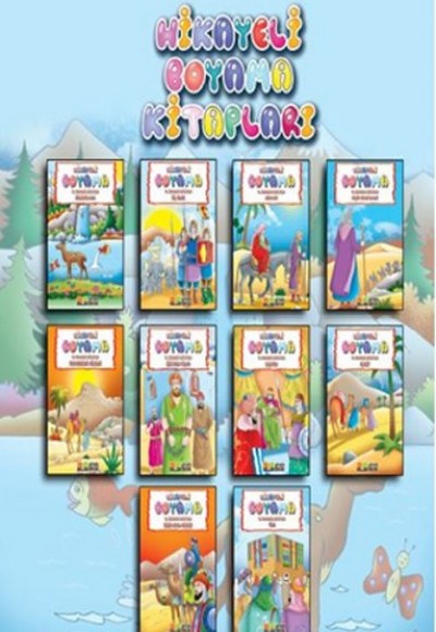 Hikayeli Boyama Kitapları - 10 Kitap Takım Hikayeli Boyama Kitapları - 10 Kitap Takım