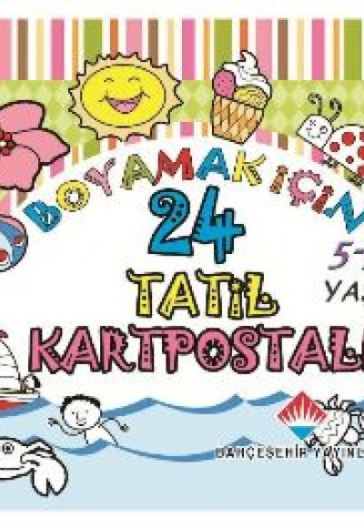 Boyamak İçin 24 Tatil Kartpostalı Boyamak İçin 24 Tatil Kartpostalı