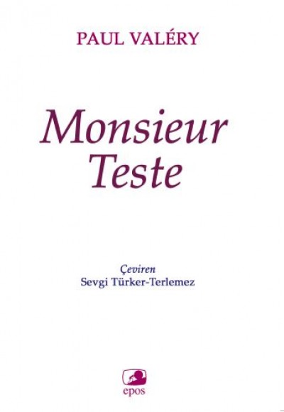 Monsieur Teste Monsieur Teste