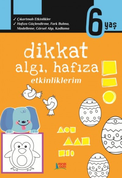 Dikkat Algı, Hafıza Etkinliklerim - 6 yaş