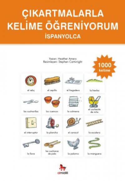 Çıkartmalarla Kelime Öğreniyorum - İspanyolca 1000 Kelime