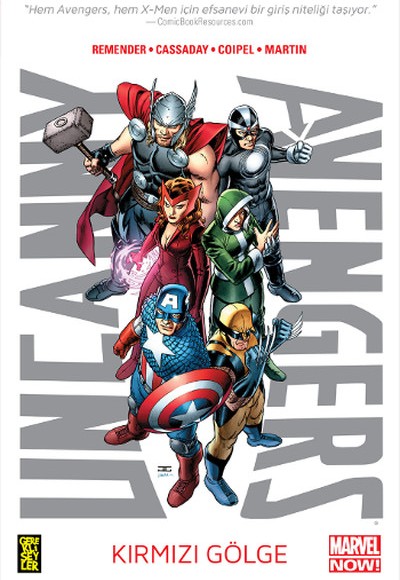 Uncanny Avengers 1 - Kırmızı Gölge 1. Cilt Uncanny Avengers 1 - Kırmızı Gölge 1. Cilt