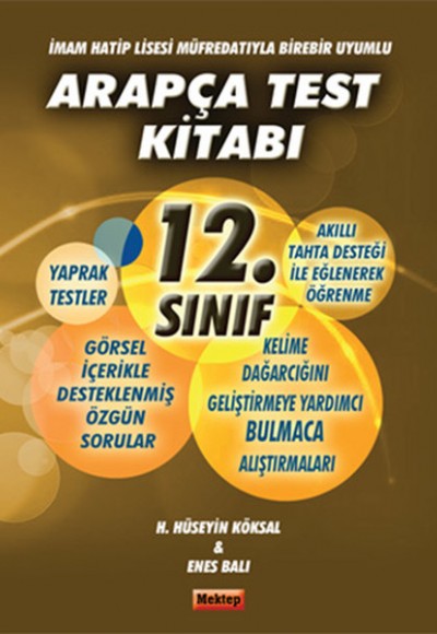12.Sınıf Arapça Test Kitabı İmam Hatip Lisesi Müfredatıyla Birebir Uyumlu 12.Sınıf Arapça Test Kitabı İmam Hatip Lisesi Müfredatıyla Birebir Uyumlu