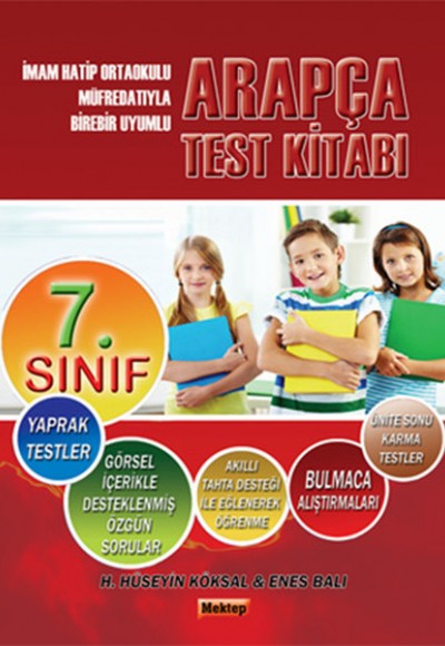 7. Sınıf Arapça Test Kitabı İmam Hatip Lisesi Müfredatıyla Birebir Uyumlu 7. Sınıf Arapça Test Kitabı İmam Hatip Lisesi Müfredatıyla Birebir Uyumlu
