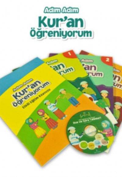 Adım Adım Kuran Öğreniyorum Seti (DVD Hediyeli) Adım Adım Kuran Öğreniyorum Seti (DVD Hediyeli)