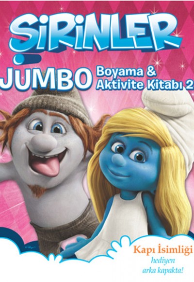 Şirinler - Jumbo Boyama ve Aktivite Kitabı 2 Şirinler - Jumbo Boyama ve Aktivite Kitabı 2