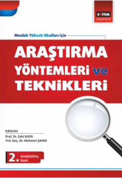 Araştırma Yöntemleri ve Teknikleri Araştırma Yöntemleri ve Teknikleri